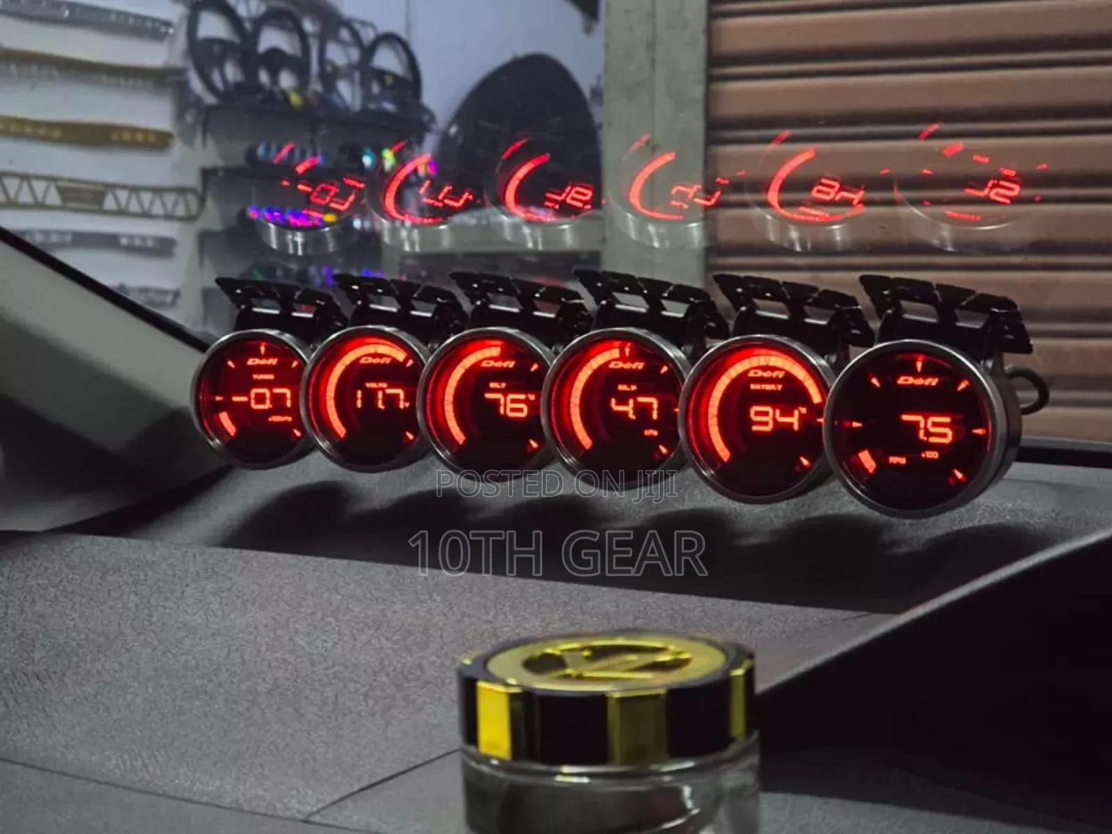 Boost Gauge Set Defi Brand 6 Pc Water Temp, Oilpress, Volt