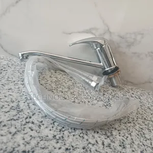 Chrome Pillar Type Sink Mixer