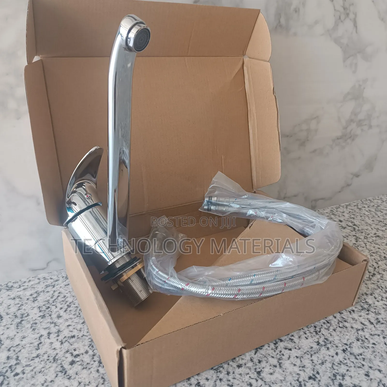 Chrome Pillar Type Sink Mixer