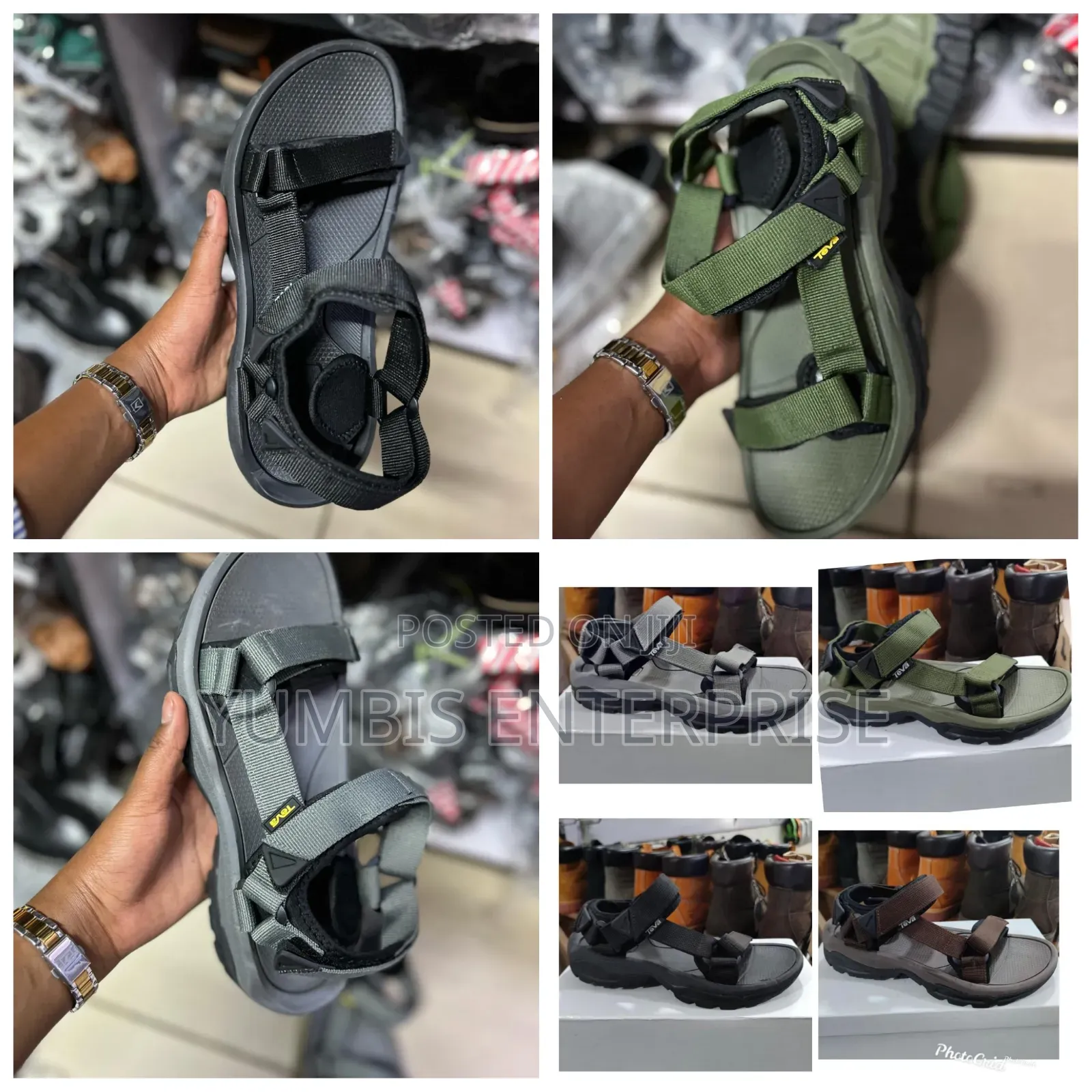 Teva Men's -Opens With a Rubber Sole Sizes From 40 to 45
