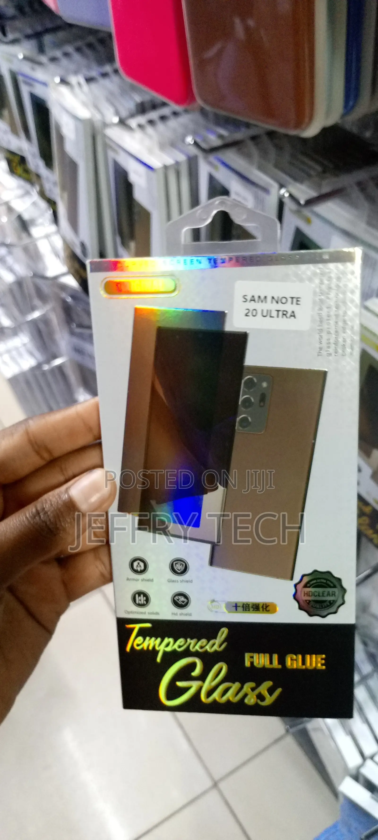 Privacy Screen Protector for Galaxy Note 20 Ultra, Glass