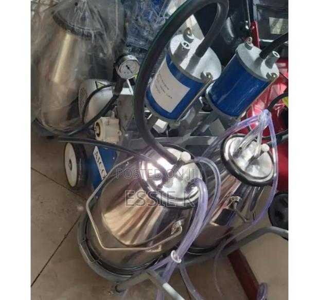 2 Cow Electric Powered Milking Machine - main view