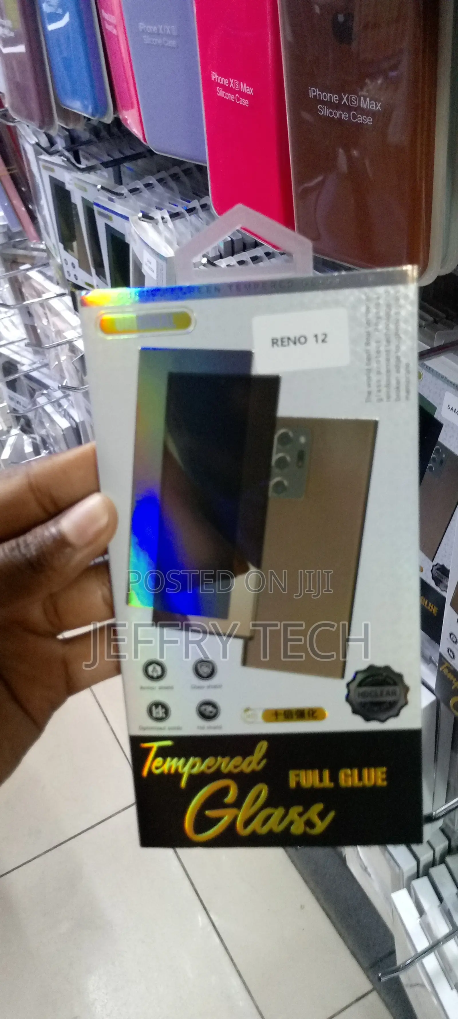 Privacy Tempered Glass for Oppo Reno 12 Screen Protector