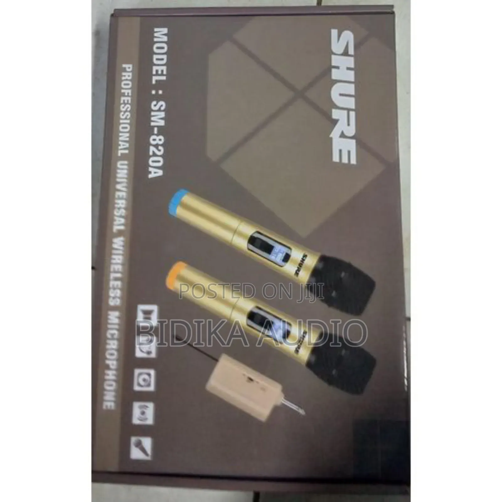 New and Original Shure Wireless Microphone Sm-820a