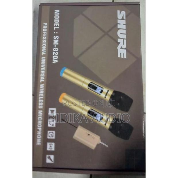 New and Original Shure Wireless Microphone Sm-820a