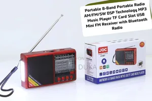 Rechargeable Joc H10bt Wireless 8 Band Radio.
