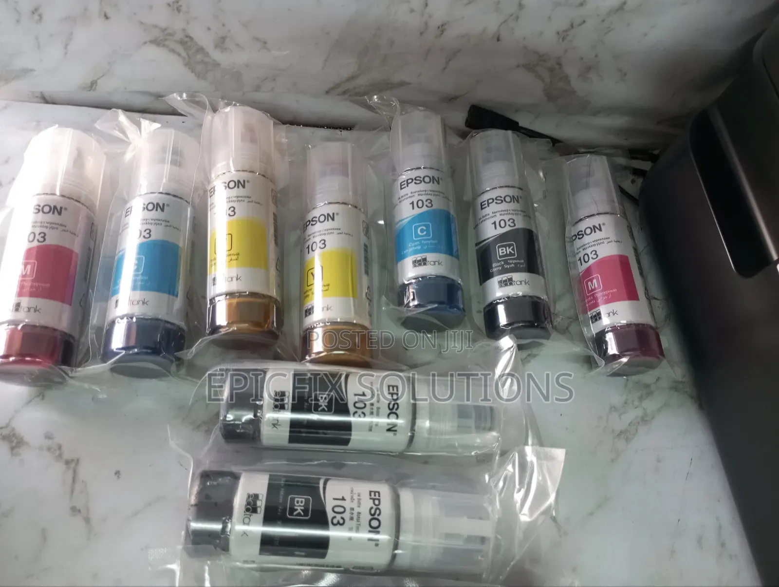 Epson 103 Inks at 4000 a Set of 4 Inks for Epson Printers