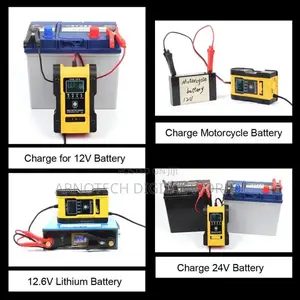 7-Stage Lead-Acid Battery Agm Lifepo4 Lithiumbattery Charger