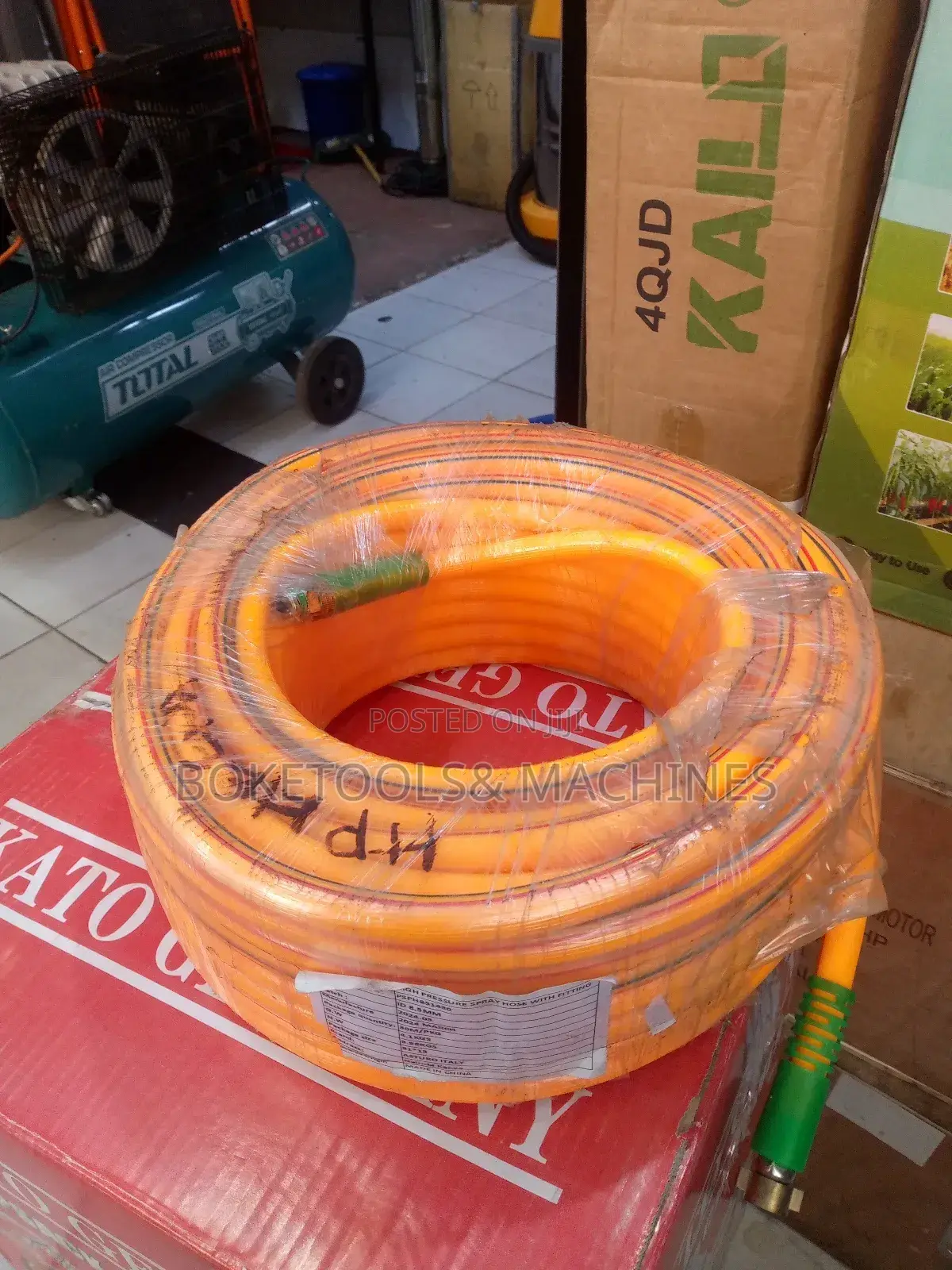 High Pressure Spray Hose With Fittings 30 Metres