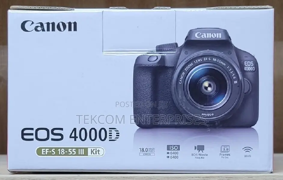 Canon Eos 4000d Camera (Ef-S 18-55 Iii Kit) '! Canon 4000d