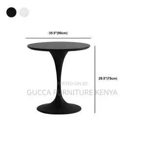Dining Tables:Modern Style With Pedestal Round Wooden Table