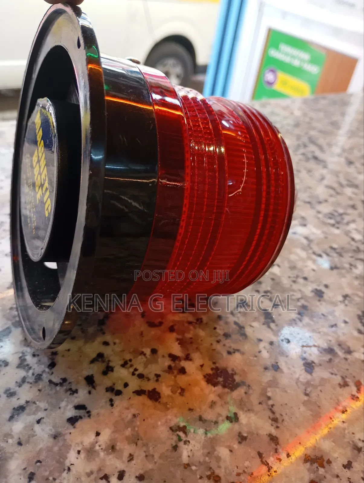 Agnetic Base Traffic Barricade Solar Flashing Light