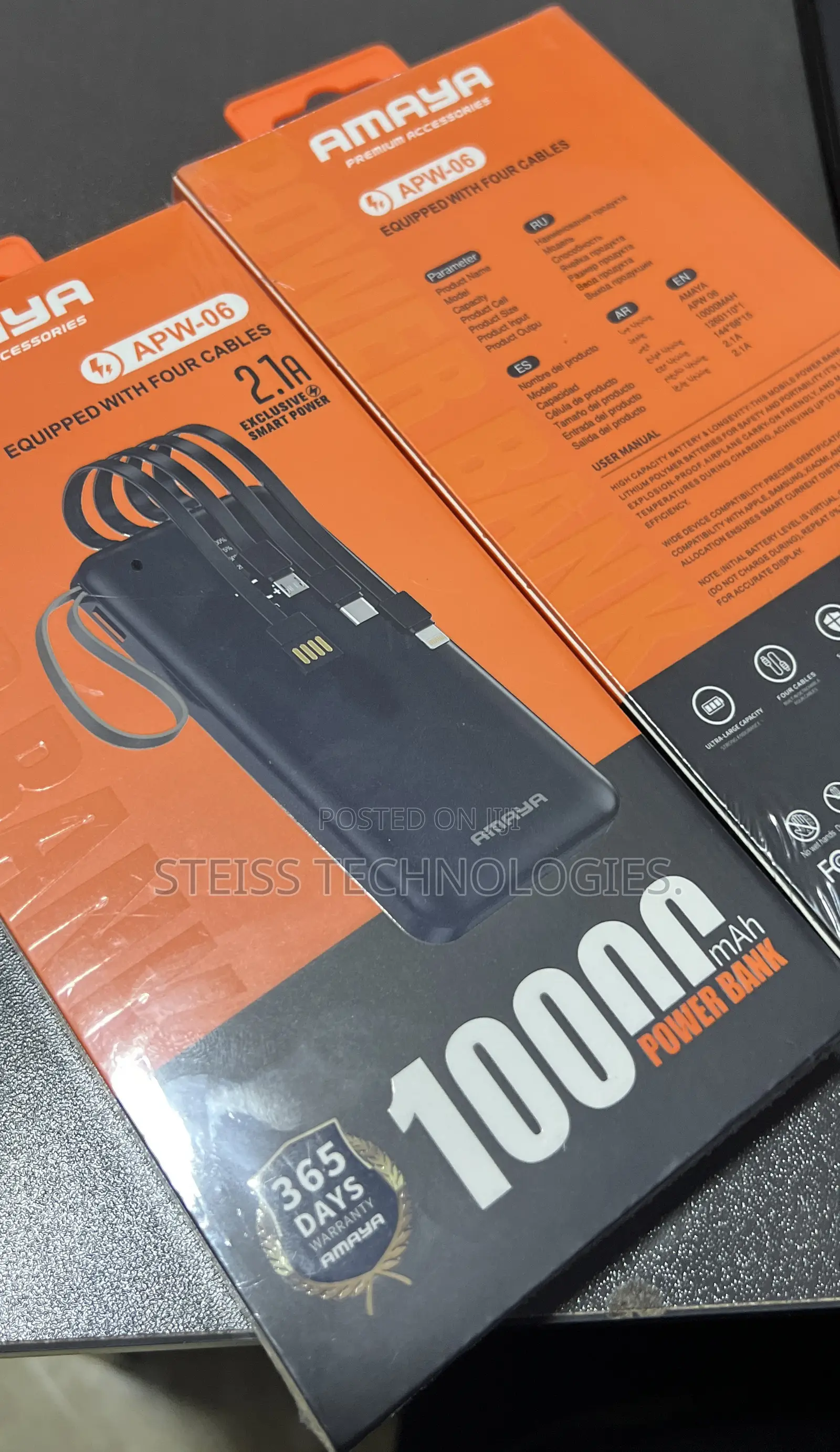 Amaya 10000mah Slim Powerbank