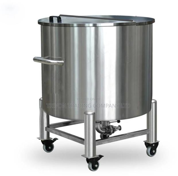 Stainless Steel Movable Storage Tank 50l - main view