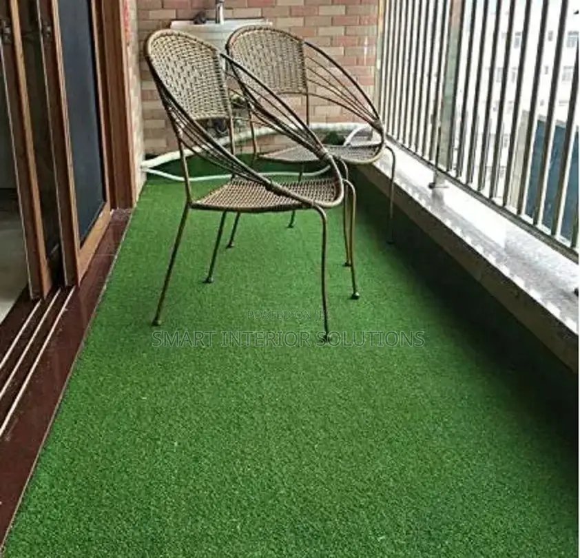 Artificial Green Soft Grass Carpet at Odeon Nairobi