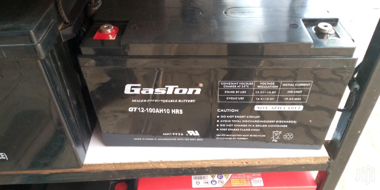 Gaston Sealed Rechargeable Battery Gt12-100ah