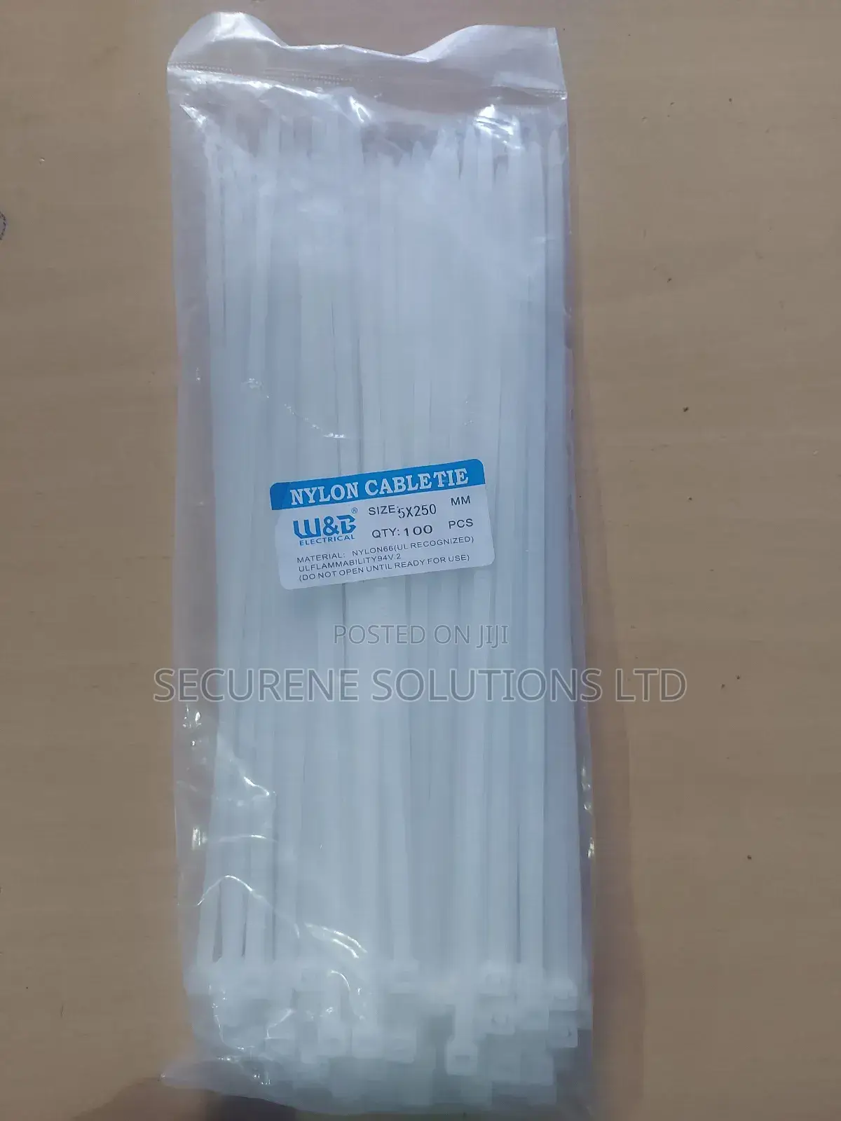 Nylon Cable Ties,Size: 5 X 250 Mm