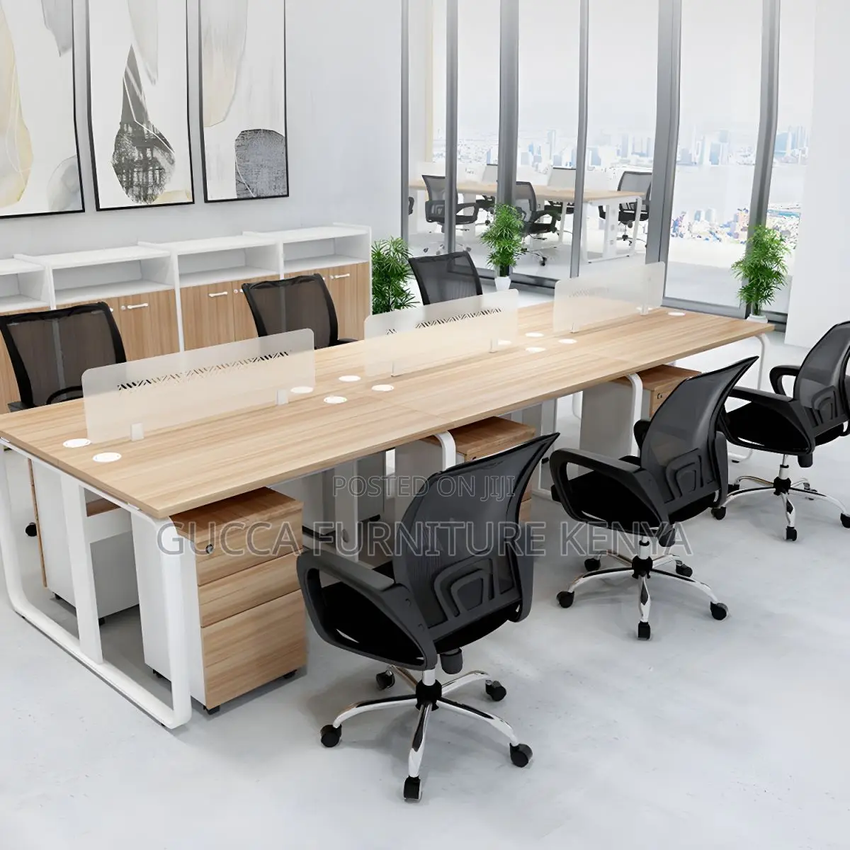 Office Chairs:Modern Steel Black Task Chair Fixed Arms