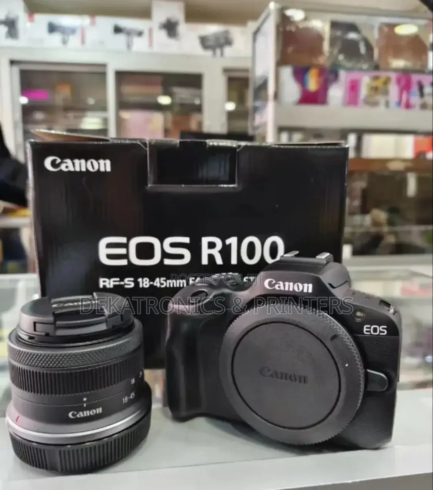 Canon Eos R100 Camera With Rf-S 18-45mm