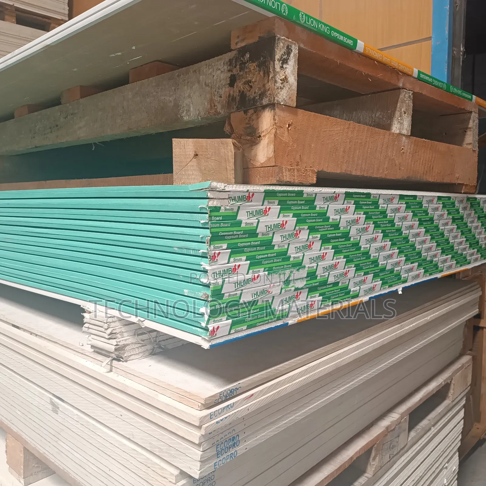 Thumb 9mm Moisture Resistant Gypsum Board