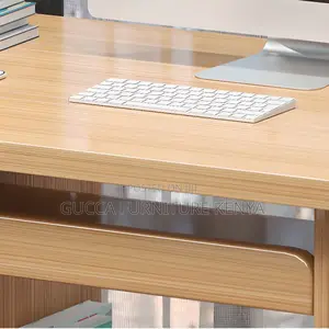 Office Tables:120cm Modern Secure Office Desk Natural Wood