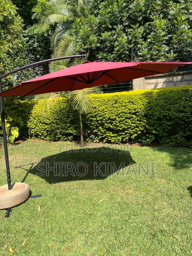 Waterproof Parasol Maroon Umbrella