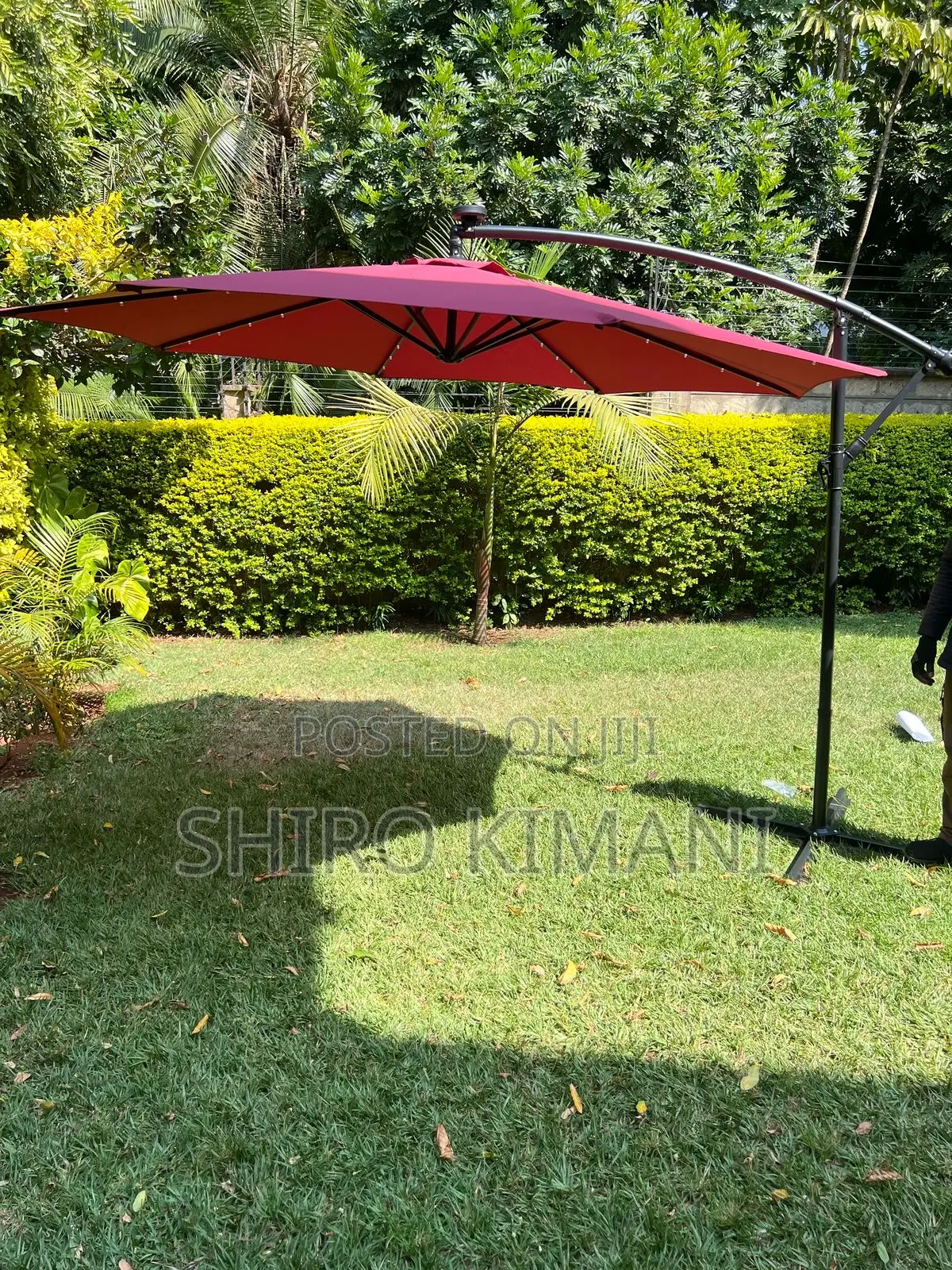 Solar Lighting Umbrella Parasol Unique
