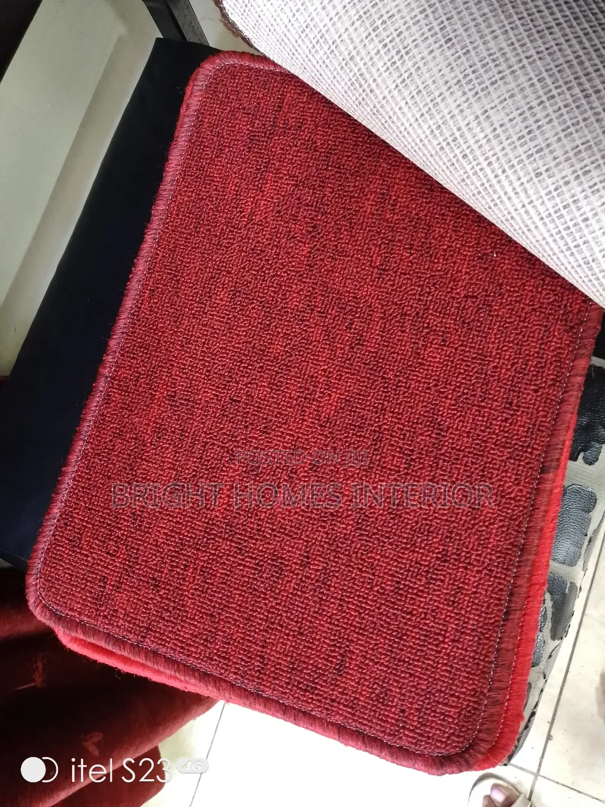 Dark Maroon Carpet Available