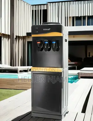 Black Sonar 3 Taps Hot,Normal and Cold Dispenser