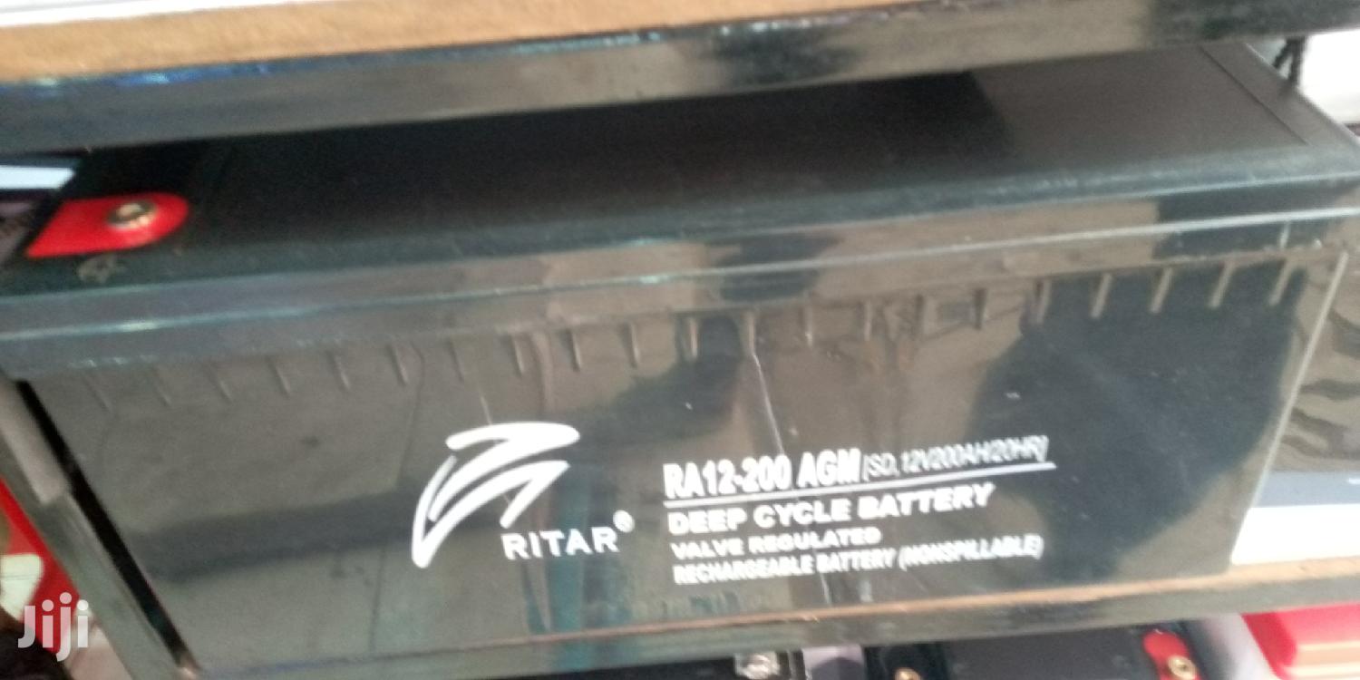 Ritar Deep Cycle Battery Ra12-200agm