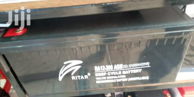 Ritar Deep Cycle Battery Ra12-200agm - main view