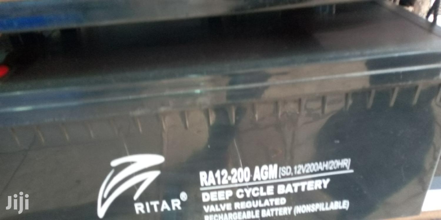 Ritar Deep Cycle Battery Ra12-200agm