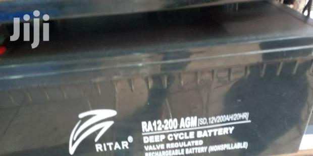 Ritar Deep Cycle Battery Ra12-200agm - thumbnail 2