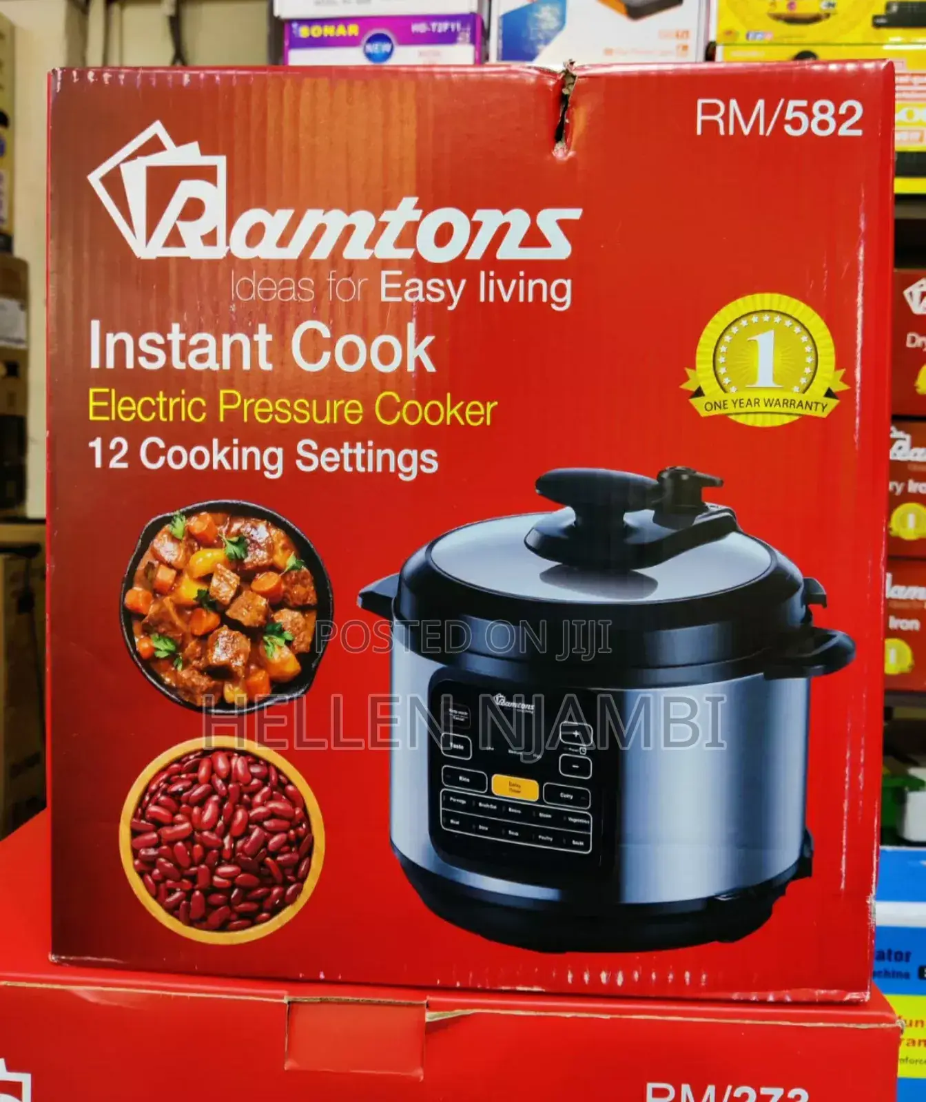 *Ramtons Electric Pressure Cooker 6litres