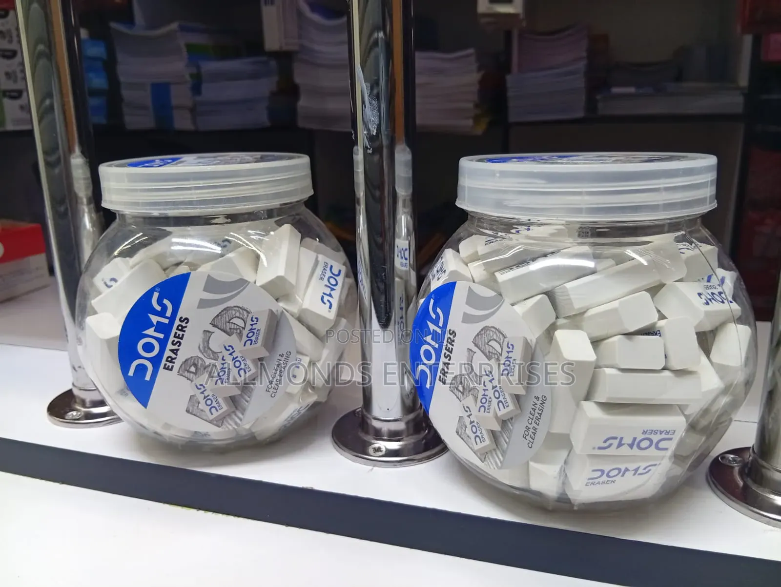 Eraser/Rubber (Doms) -100pcs Per Tin