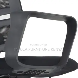 Office Chairs:Fixed Arm Office Nylon Height-Adjustable Chair