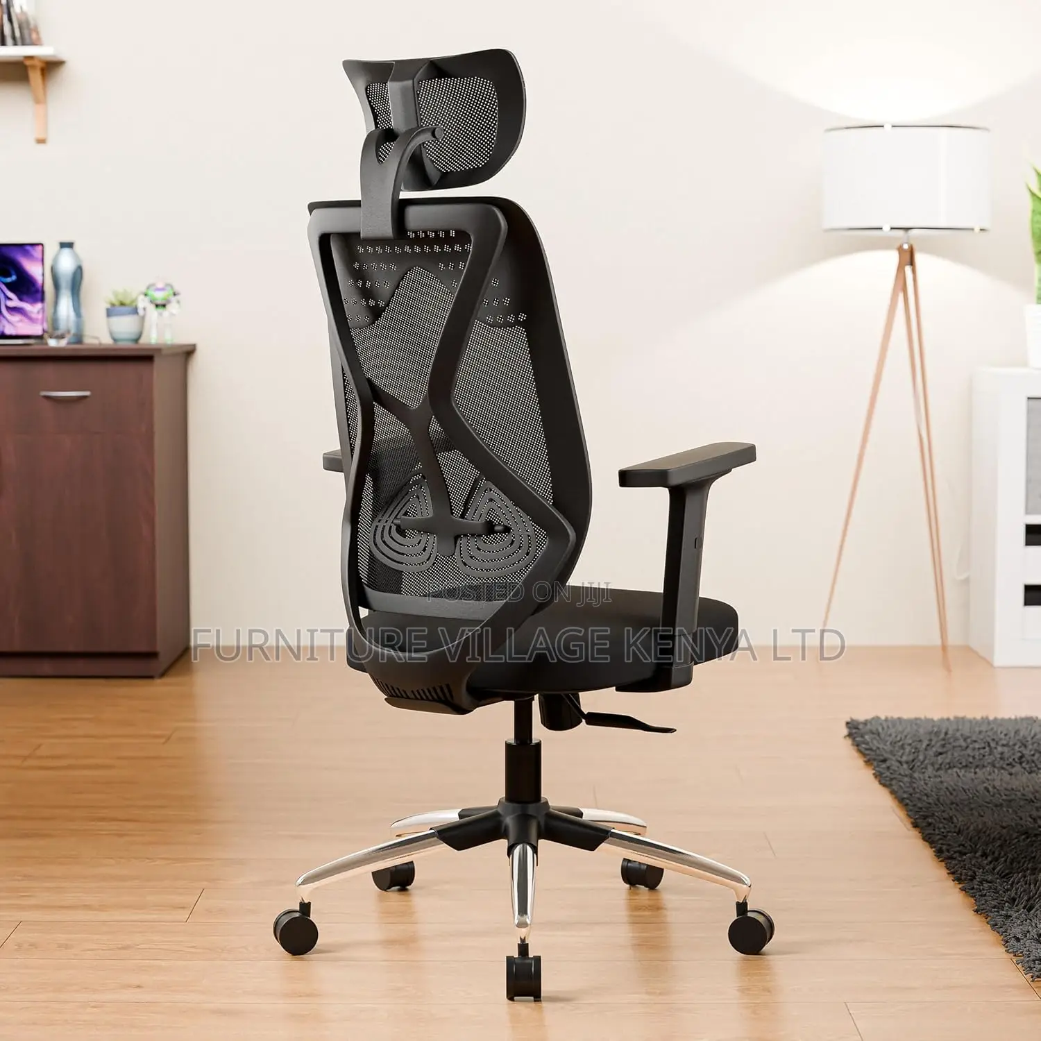 Orthopedic Office Seat; High-Back Ergonomic Chair
