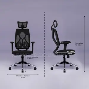 Orthopedic Office Seat; High-Back Ergonomic Chair