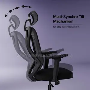 Orthopedic Office Seat; High-Back Ergonomic Chair