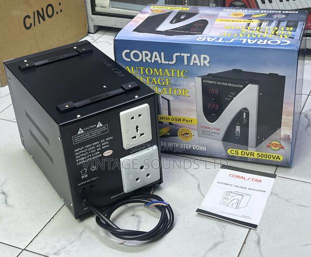 Coralstar DVR 5000 Power Stepdown Transformer 220v / 110 V - thumbnail 2