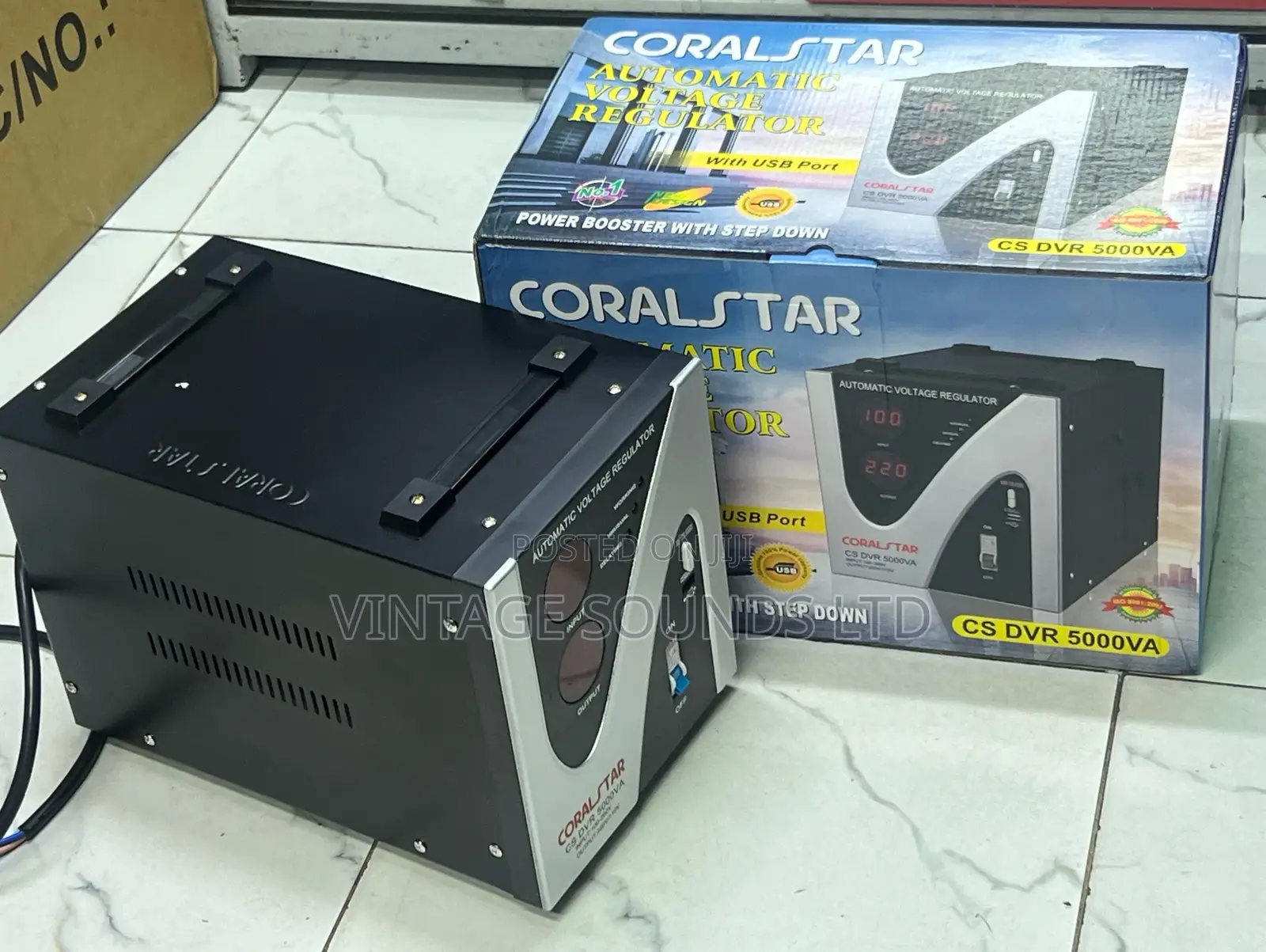 Colarstar Automatic Voltage Regulator With Stepdown 220/110v