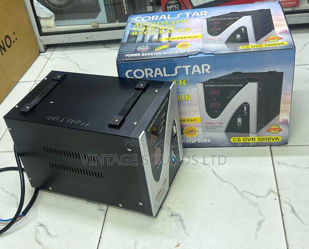 Coralstar Dvr5000 5kva Power Stablizer With Stepdown 220/110 - thumbnail 2