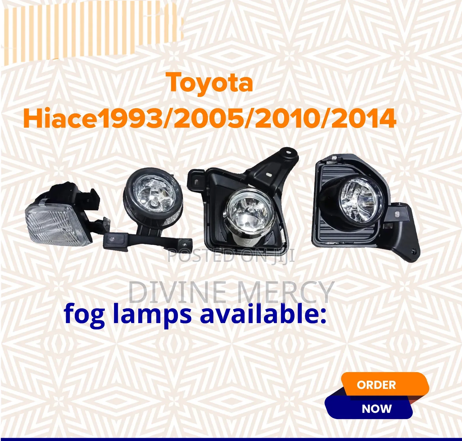 Hiace 1993/2005/2010/2014 Fog Lamp