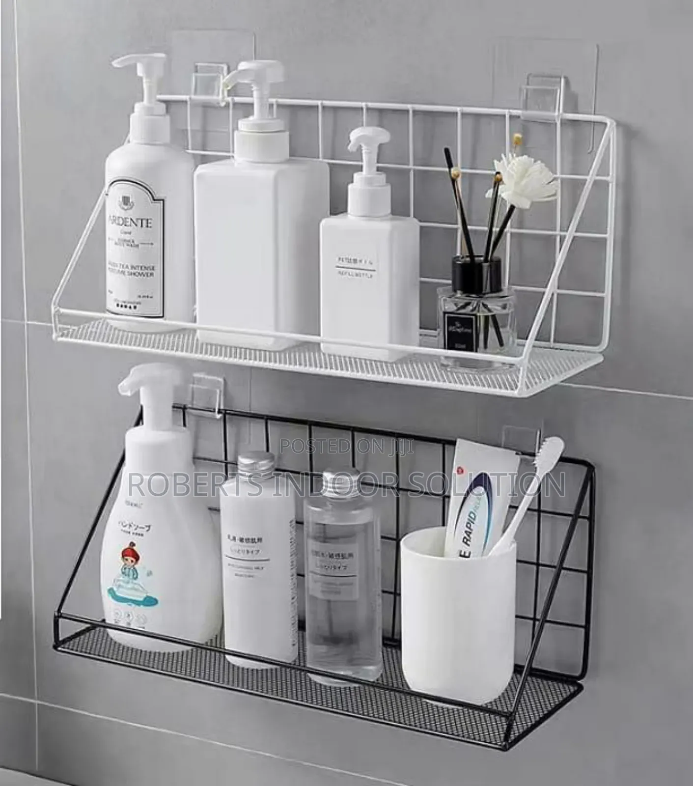 *2 Layers Mesh Bathroom Rack/ Organizer