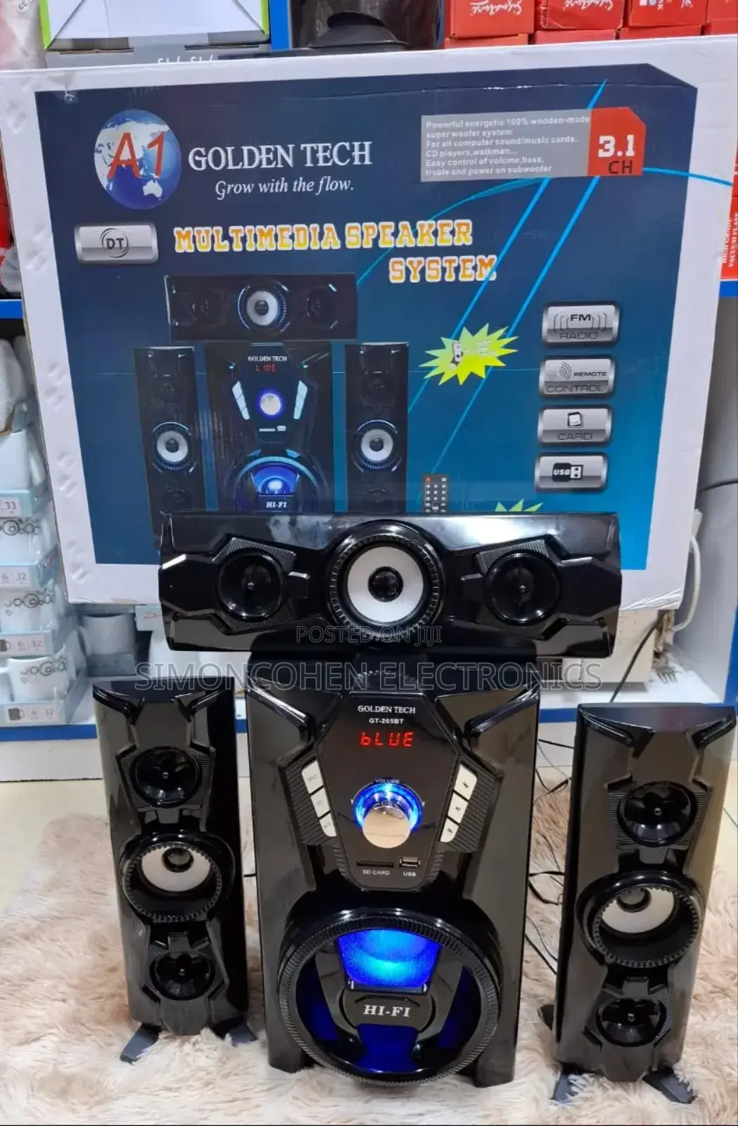 3.1 Golden Tech Sub Woofers