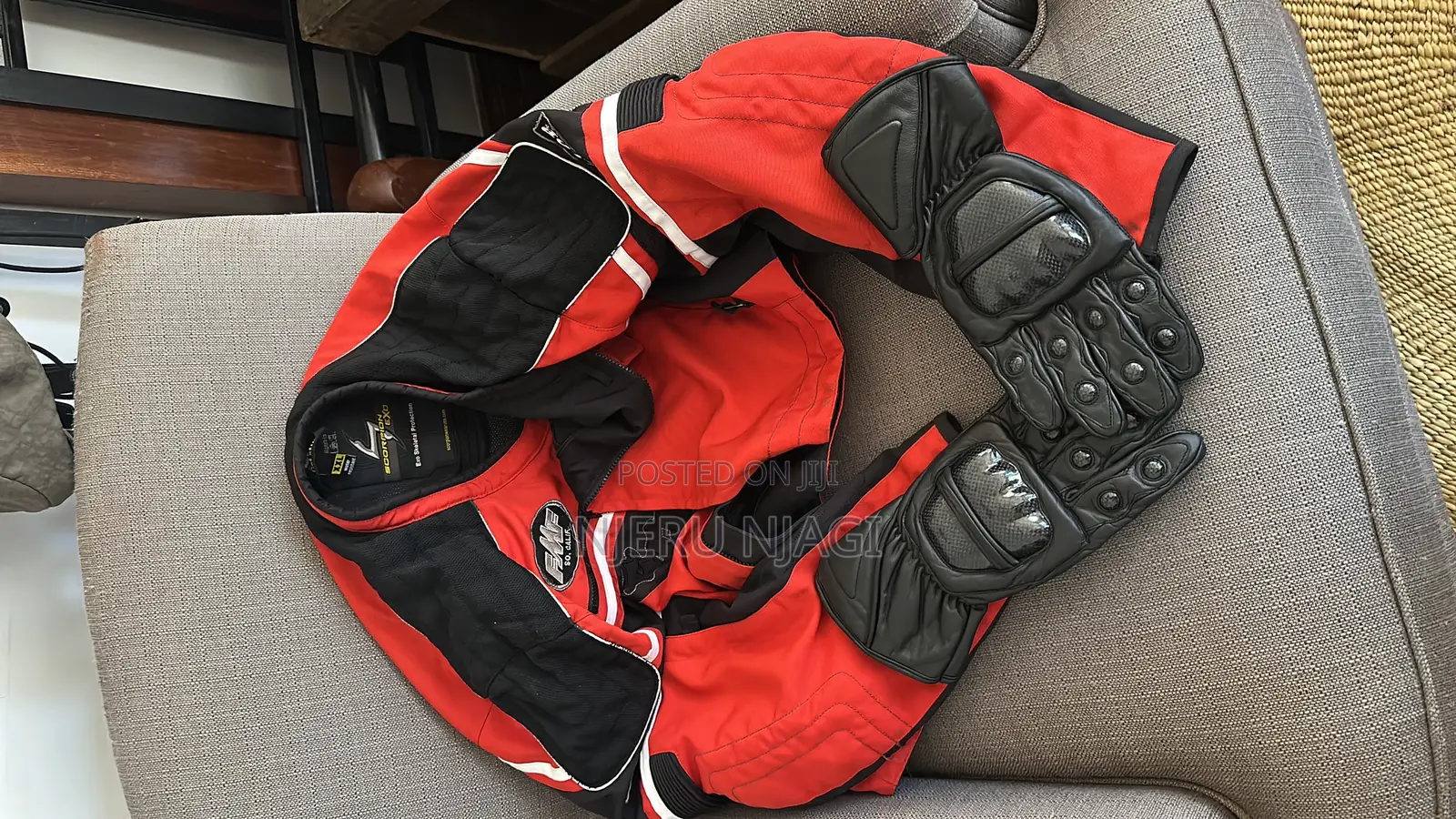 Motorcycle Padded Riding Jacket