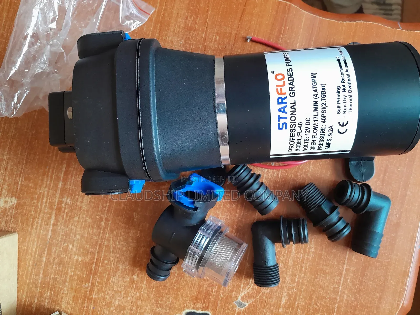 17lpm 12v 40psi Water Pump