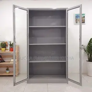 Cabinets: 2-Door Cabinet Clear View Office Cabinet
