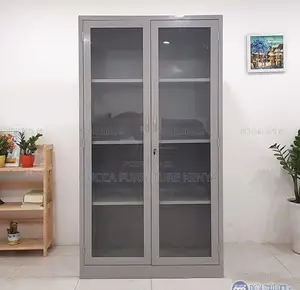 Cabinets: 2-Door Cabinet Clear View Office Cabinet