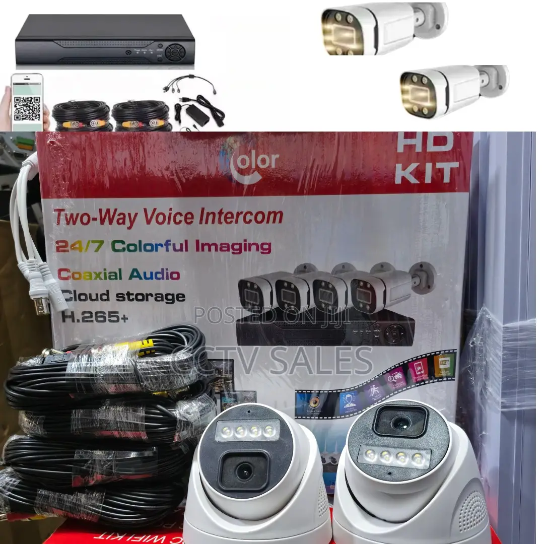 2 Outdoor Camera Full Installation Kit-2cameras